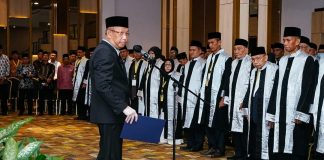 Gubernur Kalbar Lantik Dewan Hakim dan Panitera MTQ ke XXX Tingkat Provinsi Kalbar di Ketapang