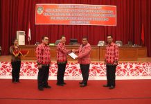 Fraksi DPRD Landak Sampaikan Pandangan Umum Terhadap Nota Keuangan dan RAPBD Tahun Anggaran 2023