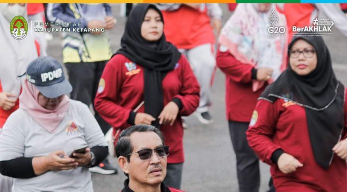Pemkab Ketapang Gelar Senam Pagi Peringatan Hari Kesehatan Nasional ke 58