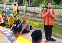 Karolin Dukung Saprahan Keraton Landak Pecahkan Rekor Muri