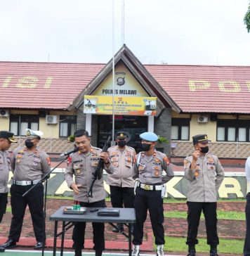 Polres Melawi Gelar Latihan Pengenalan dan Bongkar Pasang Senpi Pada Anggota