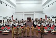 Sekda Landak Buka Kegiatan Penguatan Kompetisi Teknis Bidang Tugas Penyelenggataan Pelatihan Dasar CPNS