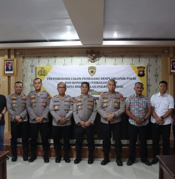 Hindari Penyalahgunaan Senjata Api, Anggota Polres Landak Jalani Tes Psikologi