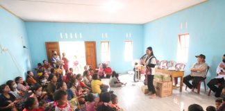 Karolin Sosialisasi Pentingnya Kesehatan Ibu Hamil di Desa Gombang