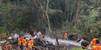 Lupa Matikan Kompor, Rumah Warga di Desa Tebedak Terbakar