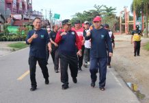 Jalan dan Senam Sehat Meriahkan Hari Kesehatan Nasional ke 58 dan HUT Korpri ke 51 di Landak