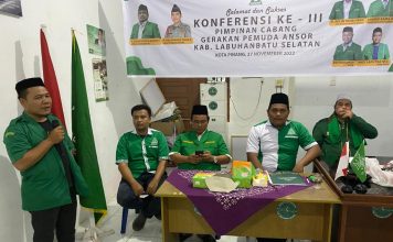 Anas Harahap Terpilih Menjadi Ketua GP Ansor Labusel 2022-2026