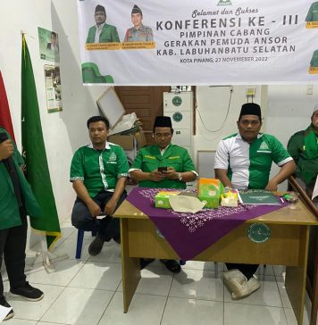Anas Harahap Terpilih Menjadi Ketua GP Ansor Labusel 2022-2026
