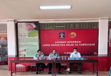 Lapas Narkotika Kelas IIA Pamekasan Tes Urine Warga Binaan