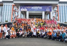 Sekda Apresiasi Kegiatan Senam Massal dan Cek Kesehatan Yang Diadakan DWP Ketapang