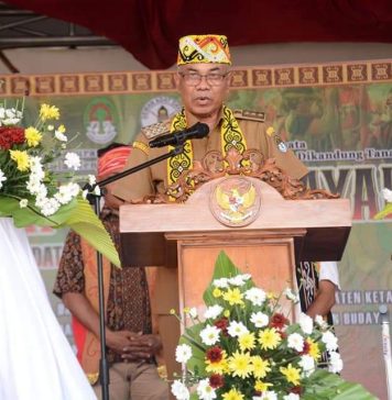 Bupati Ketapang Buka Pentas Seni Budaya Dayak ke VIII Tahun 2022