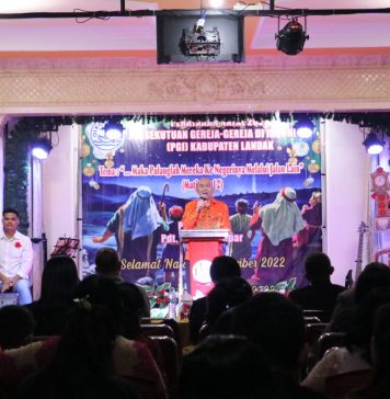 Hadiri Perayaan Natal PGID, Pj Bupati Landak Ajak Sinergisitas Jaga Kondusifitas Daerah