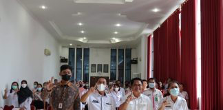 Sosialisasi Metadata Statistik Sektoral, Sekda Landak Harapkan Kolaborasi Diskominfo dan OPD Sediakan Data Akurat