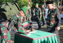 Pj Bupati Landak Buka HUT ke 77 Korps Infanteri TNI AD