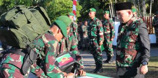Pj Bupati Landak Buka HUT ke 77 Korps Infanteri TNI AD