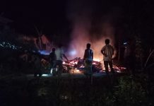 Satu Unit Rumah Warga di Kotapinang Hangus Terbakar, Kerugian Ditapsir Capai Puluhan Juta