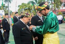 Wabup Ketapang Farhan Jadi Inspektur Upacara Peringatan Hari Amal Bakti ke 77 Kementerian Agama