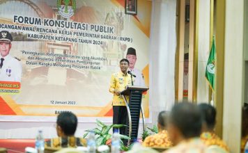 Buka Konsultasi Publik RKPD 2024, Wabup Ketapang Harapkan OPD Bekerja Dalam Lingkup Indikator Kinerja Utama