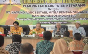Sekda Ketapang Nilai Keberadaan Perusahaan Bantu Percepatan Pemenuhan Indeks Desa Membangun