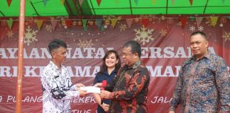 Hadiri Natal Bersama PGRI, Heri Saman : Peran Guru Sangat Penting