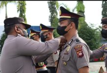 Awal Tahun 2023, Sebanyak 34 Personel Polres Landak Naik Pangkat