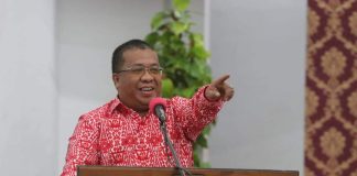 Hadiri Perayaan Natal PWKI, Heri Saman Harapkan PWKI Bantu Pemerintah Tingkatkan Ekonomi di Kecamatan