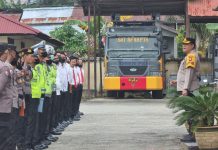 Pimpin Apel Perdana, Kapolres Landak Minta Personel Tingkatkan Kedisiplinan