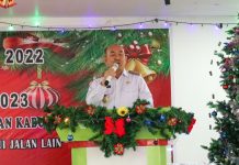 Hadiri Perayaan Natal DPPKP Landak, Pj Bupati Samuel Ajak Pegawai Tingkatkan Prestasi Kerja
