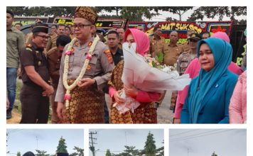 Jabat Kapolres Labusel Perdana, AKBP Catur Sungkowo Antusias Disambut Warga Labusel