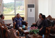 Jalin Sinergitas Bersama Pemkab, Kapolres Kunjungi Bupati Melawi