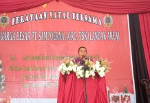 Hadiri Perayaan Natal PT. Sampoerna Agro, Sekda Landak Ajak Karyawan Lebih Berkreasi dan Berinovasi