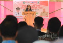 Launching ODF Desa Bagak, Karolin Puji Pola Hidup Bersih dan Sehat Masyarakat