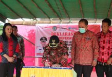 Desa Bagak Jadi Desa Kedua di Landak Deklarasikan Stop Buang Air Besar Sembarangan