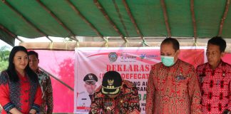 Desa Bagak Jadi Desa Kedua di Landak Deklarasikan Stop Buang Air Besar Sembarangan