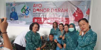 HUT Pemprov Kalbar ke-66, TP PKK Melawi Gelar Aksi Donor Darah
