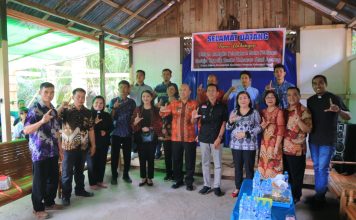 Karolin Ajak Masyarakat Gotong Royong Bangun Gereja