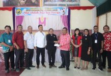 Heri Saman Buka Sidang IV Majelis Resort GKE Pahuman Tahun 2023