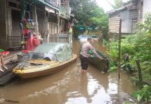 Curah Hujan Tinggi Sebabkan Dua Kecamatan di Melawi Terendam Banjir