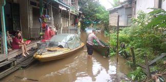 Curah Hujan Tinggi Sebabkan Dua Kecamatan di Melawi Terendam Banjir