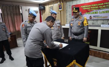Polres Landak Gelar Pembinaan Etik Profesi Polri
