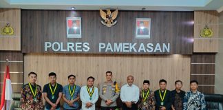 Sambut Silaturahmi Semmi, Kapolres Pemekasan Ajak Mahasiswa Jaga Kamtinmas