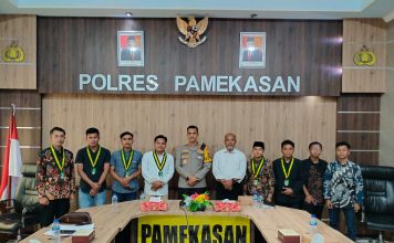 Sambut Silaturahmi Semmi, Kapolres Pemekasan Ajak Mahasiswa Jaga Kamtinmas