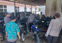 Kembali Polsek Mandor Tertibkan Penggunaan Knalpot Racing