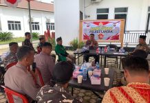 Banser Ansor Apresiasi Kinerja Polres Landak Selalu Hadir Ditengah-Tengah Masyarakat