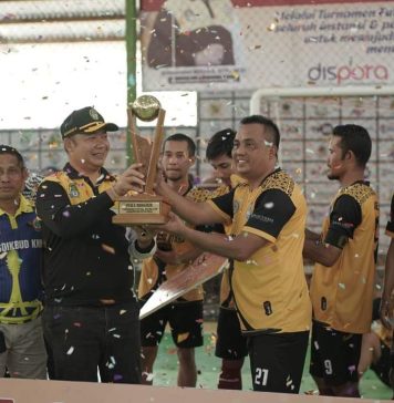 Taklukan Setda FC 4-2, Pemda KKU Juarai Turnamen Futsal Sekda CUP 2023