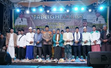Wabup Ketapang Hadiri Tabligh Akbar Sambut Bulan Suci Ramadhan di Masjid Al-Hidayah Sungai Kelik