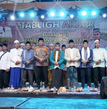 Wabup Ketapang Hadiri Tabligh Akbar Sambut Bulan Suci Ramadhan di Masjid Al-Hidayah Sungai Kelik