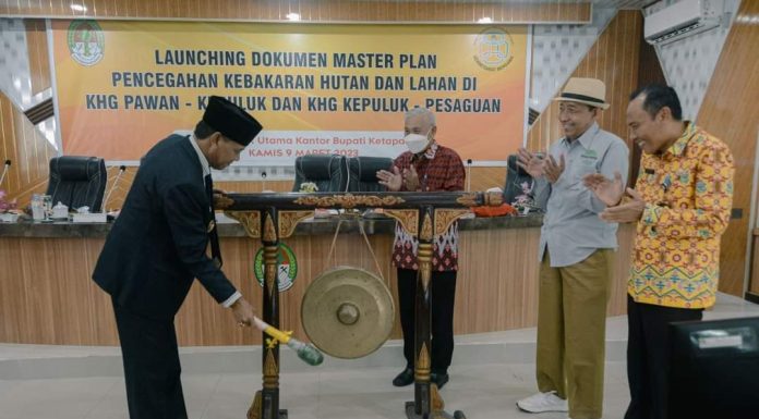 Pemkab Ketapang Launching Dokumen Masterplan Karhutla Berbasis Tata Kelola Gambut