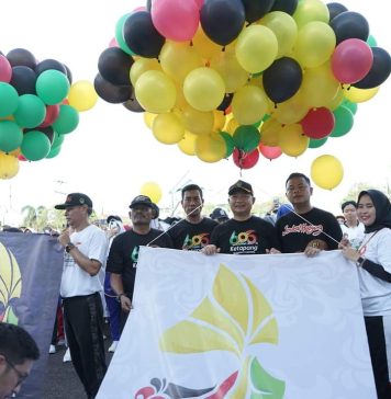 Pantun Sekda Pada Kegiatan Senam Massal Rangkaian Peringatan Hari Jadi Kota Ketapang Ke-605