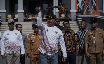 Atraksi Drumband GAP IPDN Rangkaian Kemeriahaan Hari Jadi Ketapang ke-605, Berhasil Bius Masyarakat